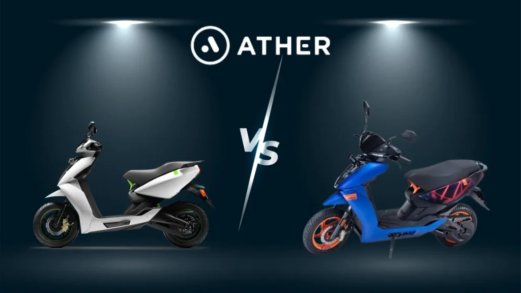 Ather 450 vs Ather 450 Apex