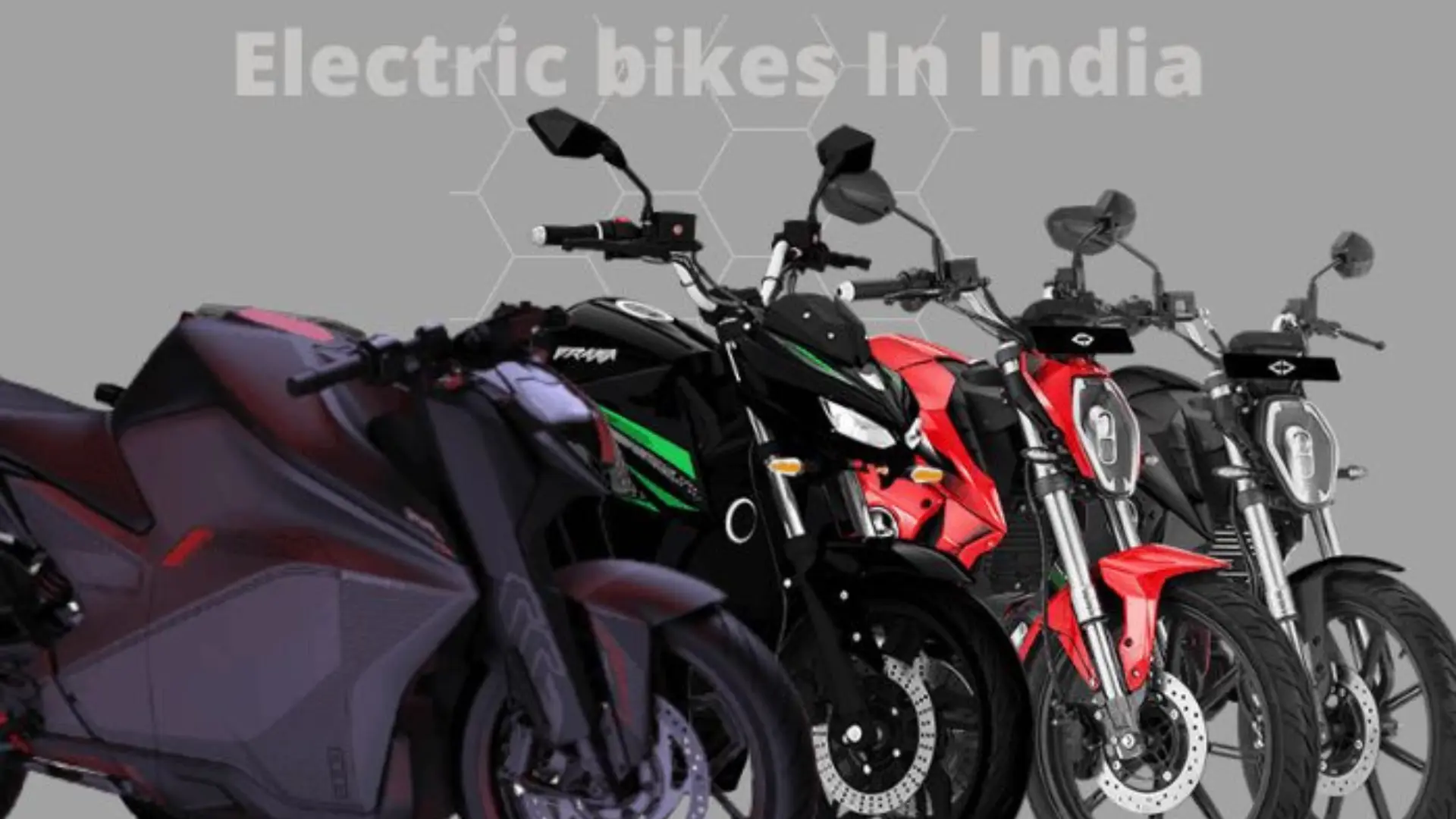 Top 10 Electric bike in India