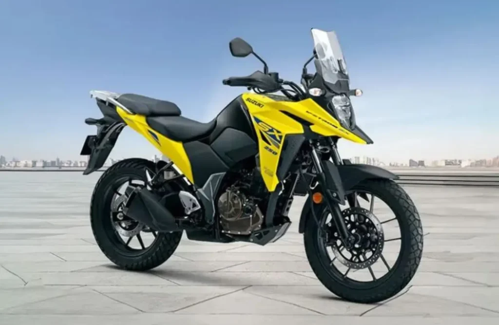 Suzuki V-Strom 250 SX 2025 adventure bike in yellow – price, mileage, specs, features, and performance in India.